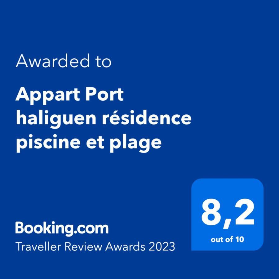 Appart Port Haliguen Residence Piscine Et Plage Quiberon Exterior photo